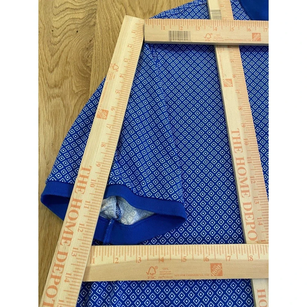 Polo Ralph Lauren Classic Fit Men's Blue XXL Diamond Pattern